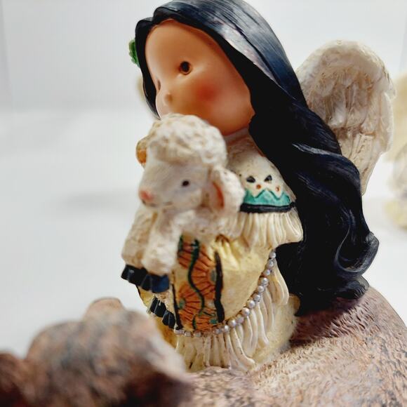 Vtg Friends Of The Feather Figurines Enesco Lot Peace Earth Dream Catcher 1998 - Picture 6 of 16